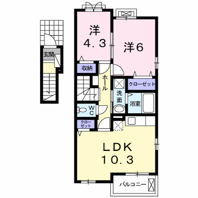 マリンコート・掛川 201【管理NO：1-023338501-02010】 ★家具家電は申し込み後に搬入します★の物件画像