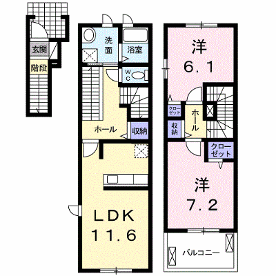 Ｂｌｕｅ－ｗｉｎｄ 202【管理NO：1-020301901-02020】 ★家具家電は申し込み後に搬入します★の物件画像