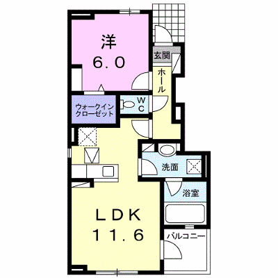 ビオーラ奏　Ⅱ 102【管理NO：1-021686002-01020】 ★家具家電は申し込み後に搬入します★ ★2026年09月下旬入居可能★の物件画像
