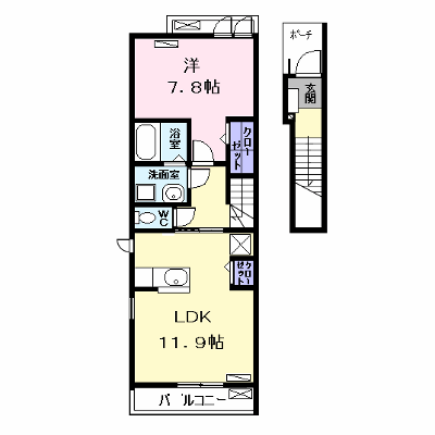 ロータス 202【管理NO：1-024052901-02020】 ★家具家電は申し込み後に搬入します★ ★2026年10月下旬入居可能★の物件画像