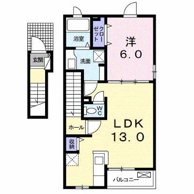 アカンサスⅣ 201【管理NO：1-024894901-02010】 ★家具家電は申し込み後に搬入します★の物件画像