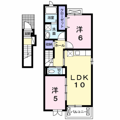 ラゲット・モンターニャ　Ｂ棟 201【管理NO：1-017769002-02010】 ★家具家電は申し込み後に搬入します★の物件画像
