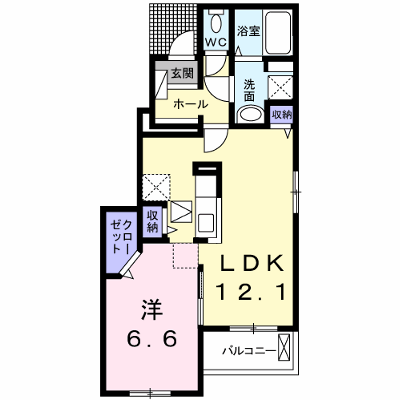 テイルウィンド 101【管理NO：1-022422601-01010】 ★家具家電は申し込み後に搬入します★ ★2026年10月下旬入居可能★の物件画像
