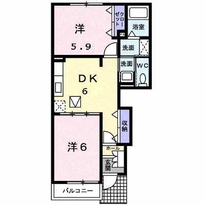 ネオ・ブローテＡ 103【管理NO：1-012976501-01030】 ★家具家電は申し込み後に搬入します★ ★2026年10月下旬入居可能★の物件画像