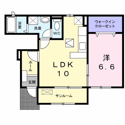 サニーセレノ　Ｅ 103【管理NO：1-018511701-01030】 ★家具家電は申し込み後に搬入します★ ★2026年12月中旬入居可能★の物件画像