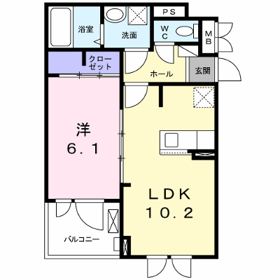 Ｙシャトレーヌ　Ⅲ 201【管理NO：1-025562301-02010】 ★家具家電は申し込み後に搬入します★ ★2026年12月上旬入居可能★の物件画像