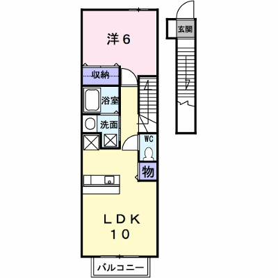 リブ・シンヴィレッジⅣ 203【管理NO：1-013735904-02030】 ★家具家電は申し込み後に搬入します★ ★2026年11月中旬入居可能★の物件画像