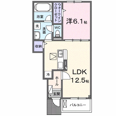 ランプ　タウン 103【管理NO：1-027064501-01030】 ★家具家電は申し込み後に搬入します★ ★2026年11月中旬入居可能★の物件画像