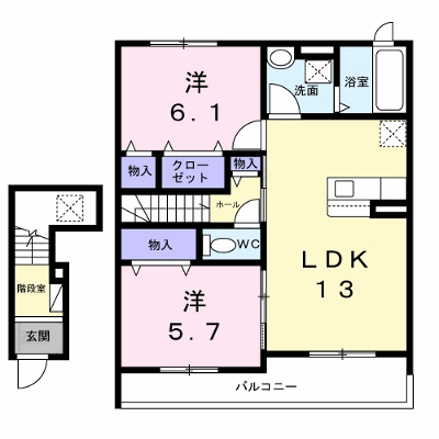 ｅｃＬｏｒｅ小阪 205【管理NO：1-028714501-02040】 ★家具家電は申し込み後に搬入します★ ★2027年01月下旬入居可能★の物件画像