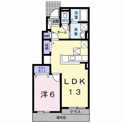 アンジュールＡＲＩＤＡ　Ⅱ 105【管理NO：1-019844702-01040】 ★家具家電は申し込み後に搬入します★ ★2026年10月下旬入居可能★の物件画像