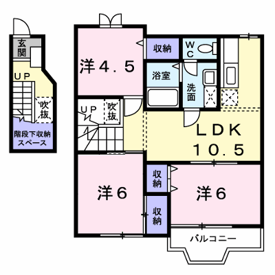 ヴィンヤードハウスⅡ 201【管理NO：1-005570002-02010】 ★家具家電は申し込み後に搬入します★ ★2026年10月中旬入居可能★の物件画像