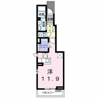 カーサ　ルーナ 105【管理NO：1-020863101-01050】 ★家具家電は申し込み後に搬入します★ ★2026年10月中旬入居可能★の物件画像