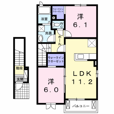 ソレイユ　オオサキ　Ⅲ 205【管理NO：1-019671402-02040】 ★家具家電は申し込み後に搬入します★ ★2026年11月上旬入居可能★の物件画像