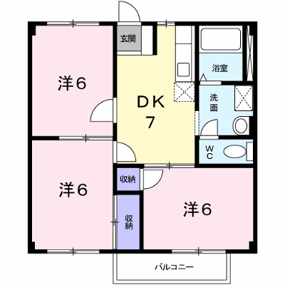 アクティブコート嘉島Ａ 102【管理NO：1-003921501-01020】 ★家具家電は申し込み後に搬入します★の物件画像