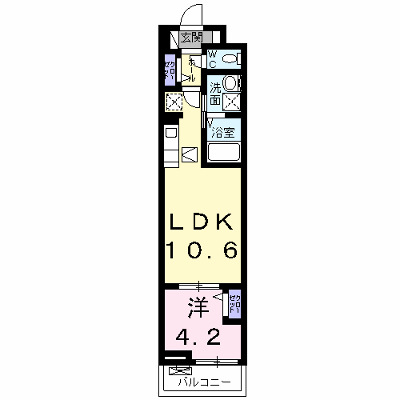ミーテ　ジラソーレ 102【管理NO：1-021467701-01020】 ★家具家電は申し込み後に搬入します★ ★2026年10月下旬入居可能★の物件画像