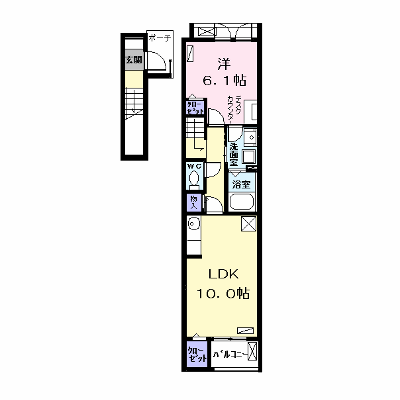 グランシュール　ＳＯＵＴＨ　Ⅱ 203【管理NO：1-024632301-02030】 ★家具家電は申し込み後に搬入します★ ★2026年10月下旬入居可能★の物件画像