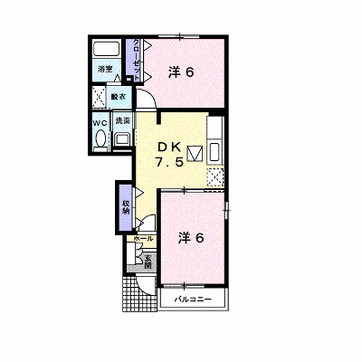 ウエストヒルズＢ 102【管理NO：1-014202602-01020】 ★家具家電は申し込み後に搬入します★ ★2026年10月下旬入居可能★の物件画像