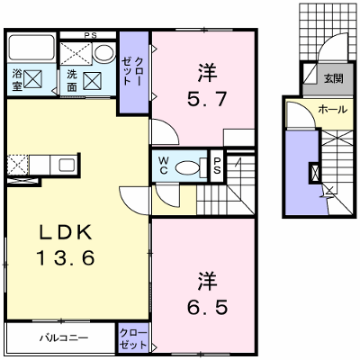 ファミーユ学園通 202【管理NO：1-014802201-02020】 ★家具家電は申し込み後に搬入します★ ★2026年11月中旬入居可能★の物件画像