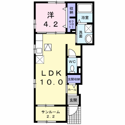 グランツ 101【管理NO：1-022023401-01010】 ★家具家電は申し込み後に搬入します★ ★2026年09月中旬入居可能★の物件画像
