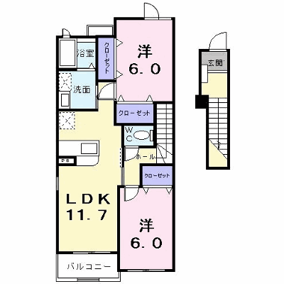カレント　イズミティー 202【管理NO：1-014385401-02020】 ★家具家電は申し込み後に搬入します★ ★2026年10月下旬入居可能★の物件画像