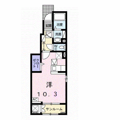 Ｋ’ｓガーデン 101【管理NO：1-024919301-01010】 ★家具家電は申し込み後に搬入します★ ★2026年11月中旬入居可能★の物件画像