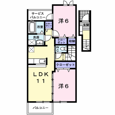 ネオ・アースＢ 202【管理NO：1-014758102-02020】 ★家具家電は申し込み後に搬入します★ ★2026年10月下旬入居可能★の物件画像