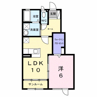 若宮ハイム 101【管理NO：1-099349601-01010】 ★家具家電は申し込み後に搬入します★ ★2026年10月下旬入居可能★の物件画像