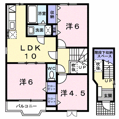 サニー・Ｋ 201【管理NO：1-012583801-02010】 ★家具家電は申し込み後に搬入します★ ★2026年11月中旬入居可能★の物件画像