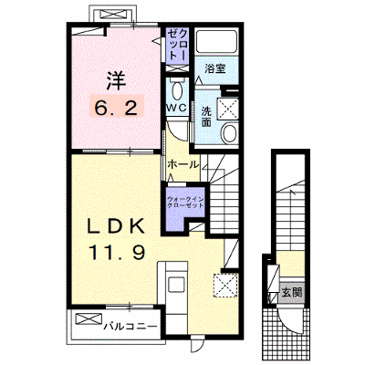 フルール・ド・リス　Ⅰ 203【管理NO：1-028195201-02030】 ★家具家電は申し込み後に搬入します★ ★2026年11月中旬入居可能★の物件画像