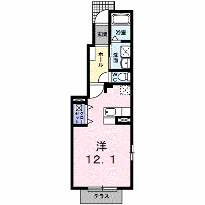 ミニョン　アンジュ 101【管理NO：1-014431701-01010】 ★家具家電は申し込み後に搬入します★ ★2026年10月下旬入居可能★の物件画像