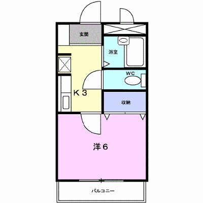 ラカーサ壱番館 307【管理NO：1-007386601-03070】 ★家具家電は申し込み後に搬入します★ ★2026年11月上旬入居可能★の物件画像