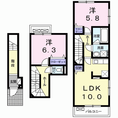 コスモス 206【管理NO：1-021527301-02060】 ★家具家電は申し込み後に搬入します★ ★2026年11月中旬入居可能★の物件画像