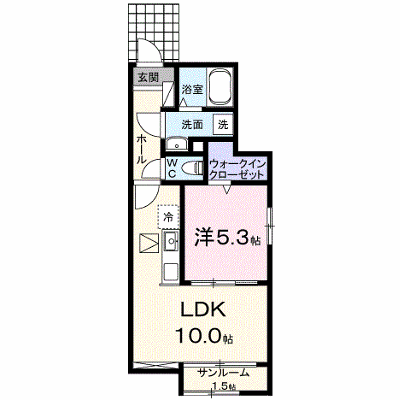 プラーム上田Ⅱ 101【管理NO：1-026907202-01010】 ★家具家電は申し込み後に搬入します★ ★2026年11月上旬入居可能★の物件画像