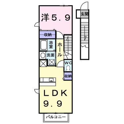 カーサ　プレッソ 203【管理NO：1-015069701-02030】 ★家具家電は申し込み後に搬入します★ ★2026年11月中旬入居可能★の物件画像