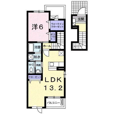クラージュ　Ｂ棟 202【管理NO：1-013684002-02020】 ★家具家電は申し込み後に搬入します★ ★2026年10月下旬入居可能★の物件画像