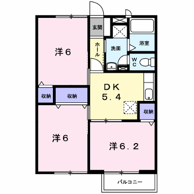 ソレイユ　西本パート１Ｂ 202【管理NO：1-007424802-02020】 ★家具家電は申し込み後に搬入します★ ★2026年11月下旬入居可能★の物件画像