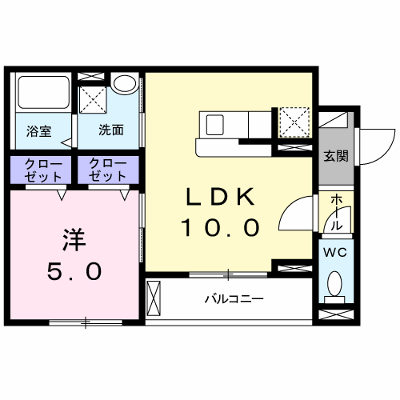 ラ　ビュット　上山手 101【管理NO：1-023425101-01010】 ★家具家電は申し込み後に搬入します★ ★2026年10月下旬入居可能★の物件画像