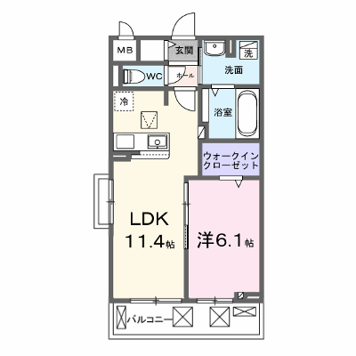 エタン・ロッシ 102【管理NO：1-028089801-01020】 ★家具家電は申し込み後に搬入します★ ★2026年11月上旬入居可能★の物件画像