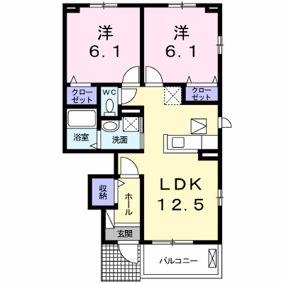 ベル・フィオーレ 106【管理NO：1-019349901-01050】 ★家具家電は申し込み後に搬入します★ ★2026年10月下旬入居可能★の物件画像