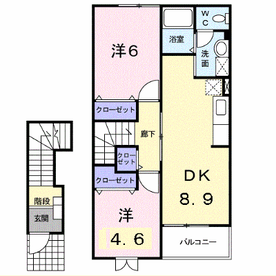 ラッフィナートＣ 203【管理NO：1-011941701-02030】 ★家具家電は申し込み後に搬入します★ ★2026年11月下旬入居可能★の物件画像
