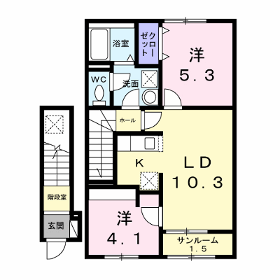 メゾンポワール１ 204【管理NO：1-028841601-02040】 ★家具家電は申し込み後に搬入します★ ★2027年03月上旬入居可能★の物件画像