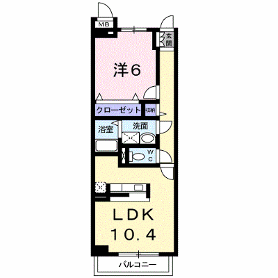 グラン　エリアール 102【管理NO：1-014600501-01020】 ★家具家電は申し込み後に搬入します★ ★2026年10月下旬入居可能★の物件画像