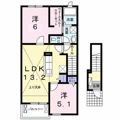 グレイスサクラ 204【管理NO：1-022751601-02040】 ★家具家電は申し込み後に搬入します★ ★2026年10月下旬入居可能★の物件画像