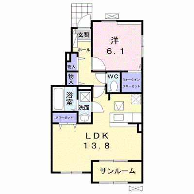 ラ・カーサ　フェリーチェ　Ⅴ 101【管理NO：1-024904205-01010】 ★家具家電は申し込み後に搬入します★ ★2026年10月下旬入居可能★の物件画像