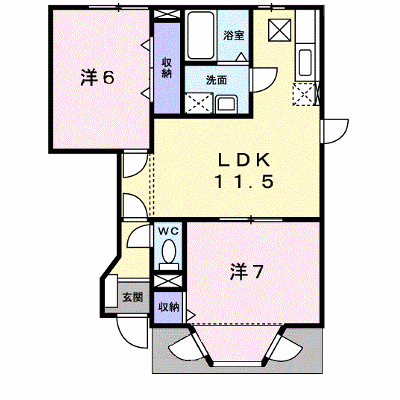 クレストール三池 102【管理NO：1-009325401-01020】 ★家具家電は申し込み後に搬入します★ ★2026年11月上旬入居可能★の物件画像