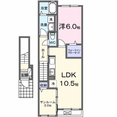 リトルガーデン 202【管理NO：1-028066701-02020】 ★家具家電は申し込み後に搬入します★ ★2026年10月中旬入居可能★の物件画像
