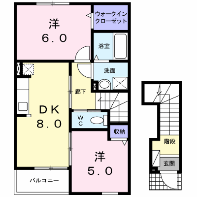 メゾンソレイユ 202【管理NO：1-012908201-02020】 ★家具家電は申し込み後に搬入します★ ★2026年10月下旬入居可能★の物件画像