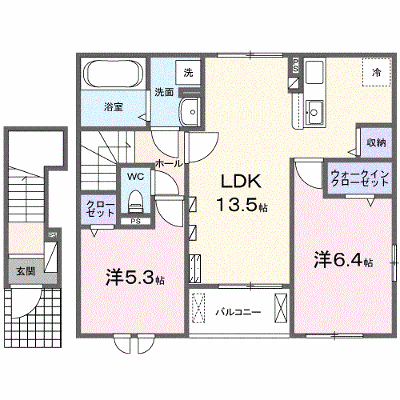 ルミエールⅡ 203【管理NO：1-027438602-02030】 ★家具家電は申し込み後に搬入します★ ★2026年11月中旬入居可能★の物件画像