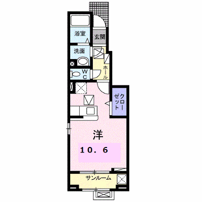エスポワールＢ 103【管理NO：1-026716202-01030】 ★家具家電は申し込み後に搬入します★ ★2026年10月下旬入居可能★の物件画像