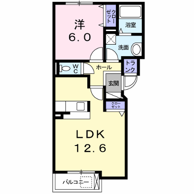 ＡｍｙⅥ 304【管理NO：1-019943801-03040】 ★家具家電は申し込み後に搬入します★ ★2026年11月中旬入居可能★の物件画像